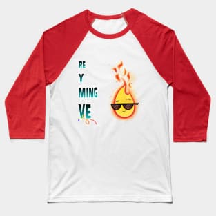 TD - Flames of love Baseball T-Shirt